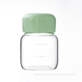 Glass Cups Transparent Mini Water Bottles Resistant Cold Travel Mug